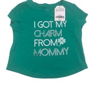 NWT Crazy 8 Girls Size 12-18 Months Charm Shirt